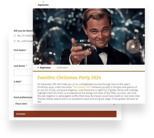 Personalisierte E-Mail-Einladung Personalisierte E-Mail-Einladung